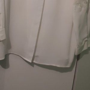 Red Coral White Blouse from China